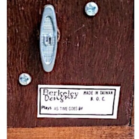 Miniature Town Square Grandfather Clock Music Box - Picture 6 of 9